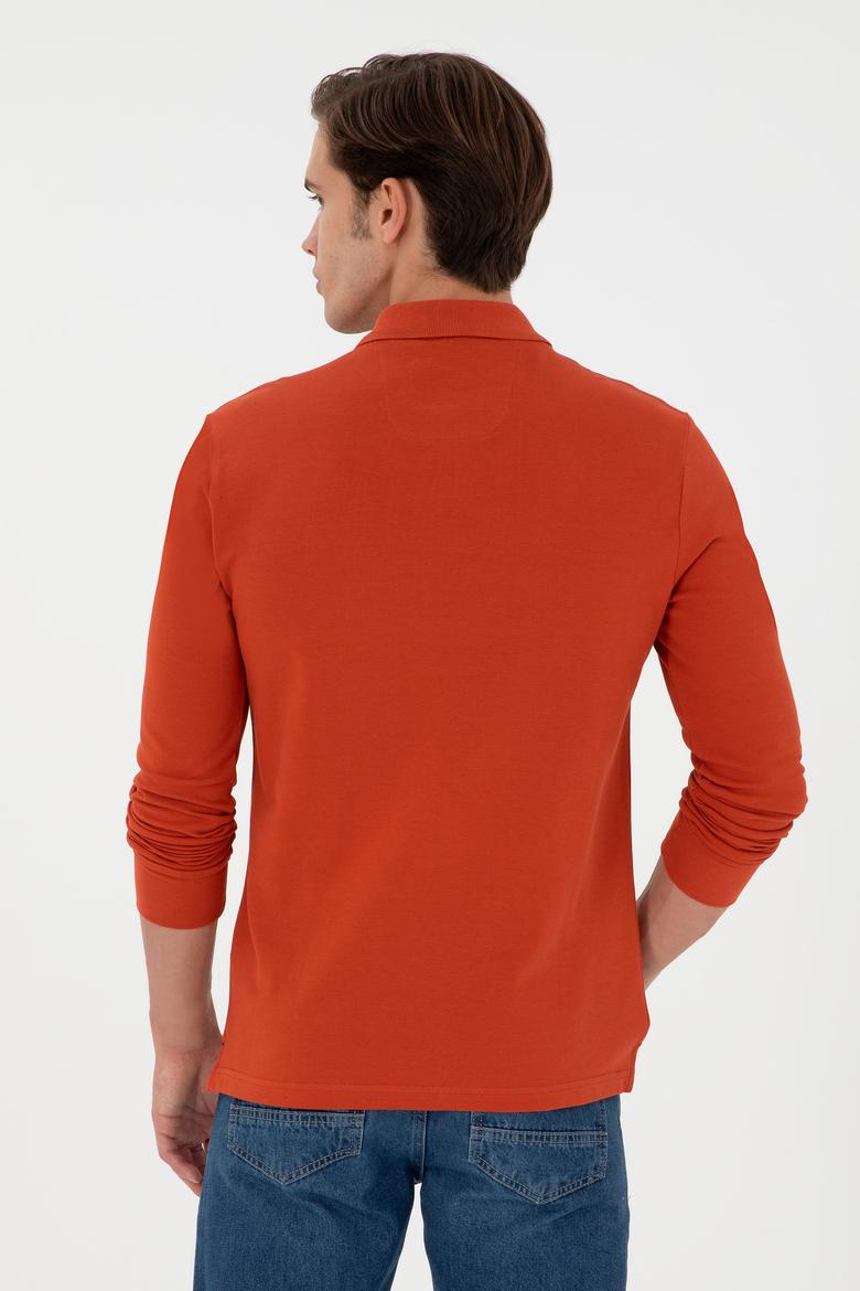 Erkek Kiremit Basic Sweatshirt - 50289062136