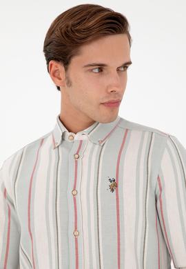 Erkek Mint Uzun Kollu Gömlek - 50291241018