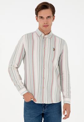 Erkek Mint Uzun Kollu Gömlek - 50291241018