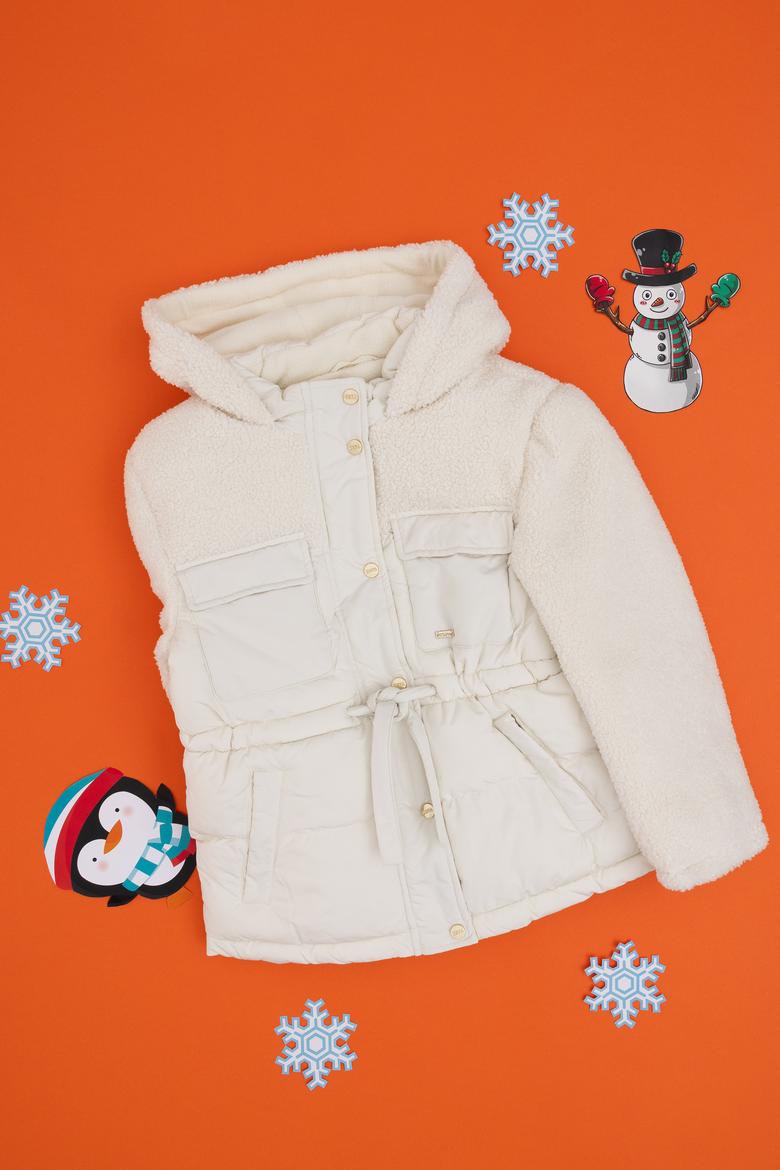 Kız Çocuk Krem Kaban - 50291504003