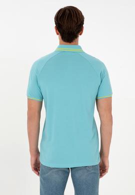 Erkek Regular Fit Polo Yaka Mint Tişört - 50287106028