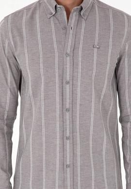Erkek Gri Uzun Kollu Gömlek - 50292322012