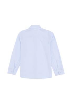 Erkek Çocuk Açık Mavi Uzun Kollu Basic Gömlek - 50297377003