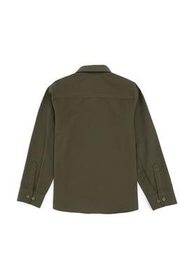 Erkek Çocuk Haki Uzun Kollu Basic Gömlek - 50297377070