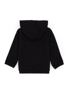 Kız Bebek Siyah Fermuarlı Basic Sweatshirt - 50296426053