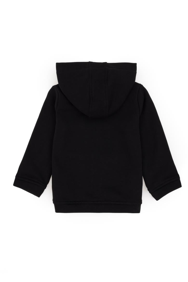 Kız Bebek Siyah Fermuarlı Basic Sweatshirt - 50296426053