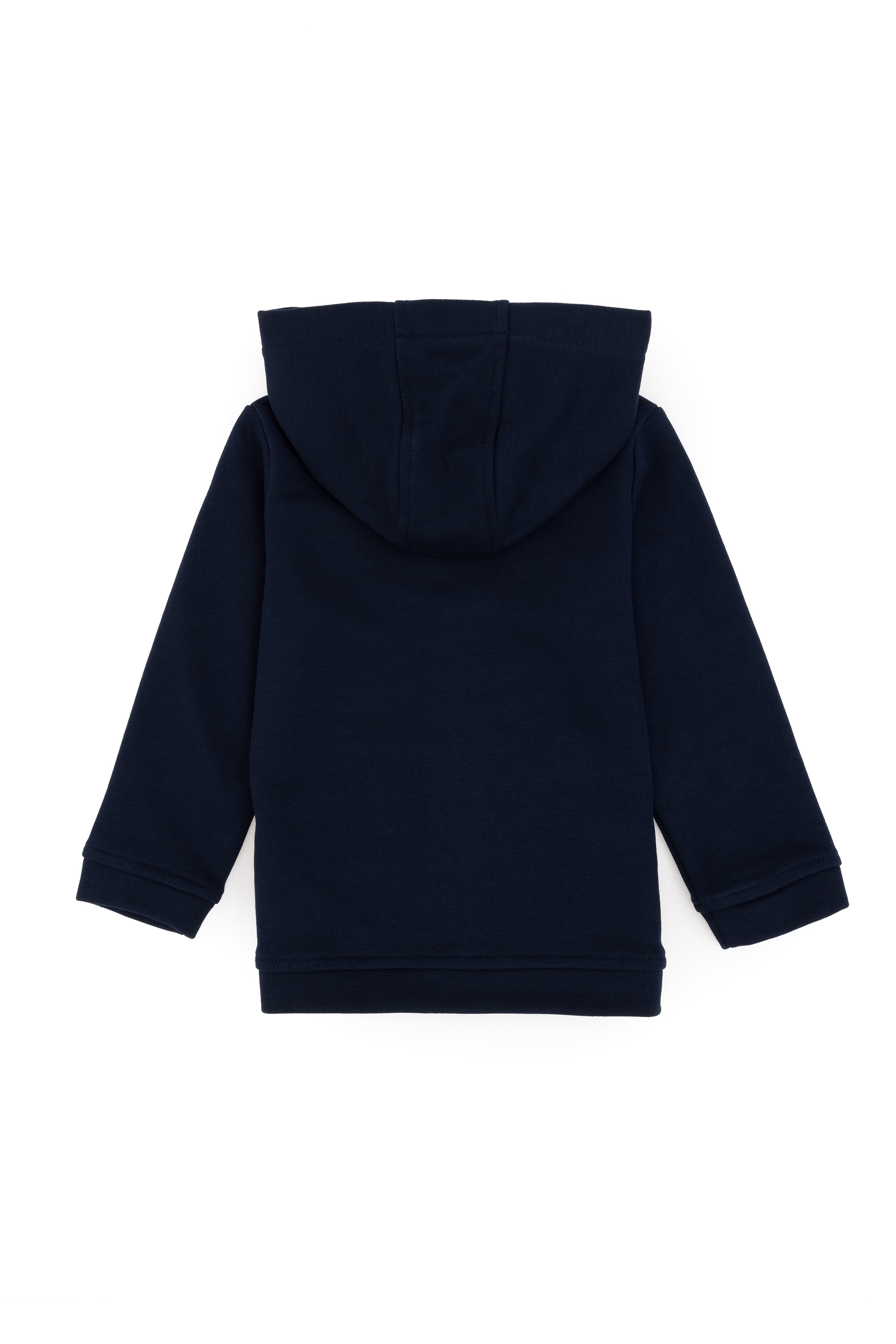 Kız Bebek Lacivert Fermuarlı Basic Sweatshirt