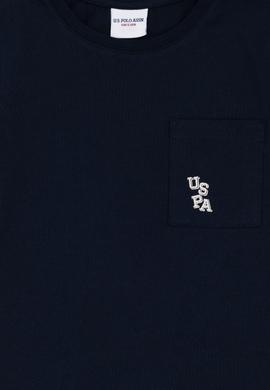 Erkek Çocuk Lacivert Bisiklet Yaka Tişört - 50298096018