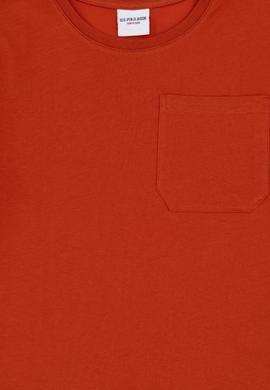 Erkek Çocuk Kiremit Bisiklet Yaka Tişört - 50295428038