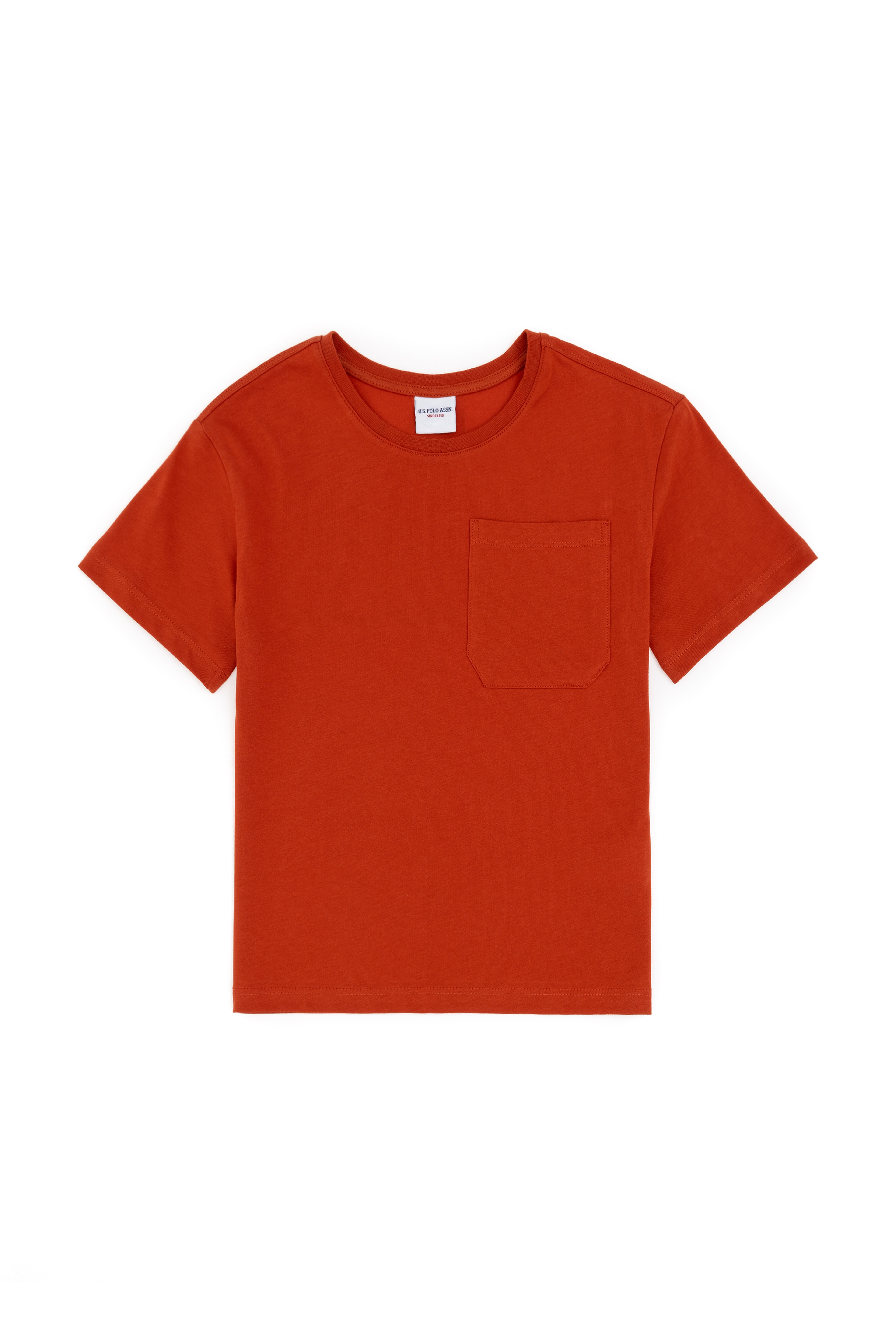 Erkek Çocuk Kiremit Bisiklet Yaka Tişört - Image 3