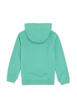 Erkek Çocuk Mint Basic Kapüşonlu Sweatshirt - 50289134126