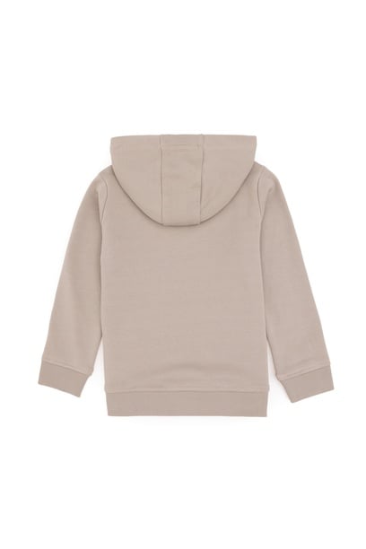 Erkek Çocuk Taş Basic Kapüşonlu Sweatshirt
