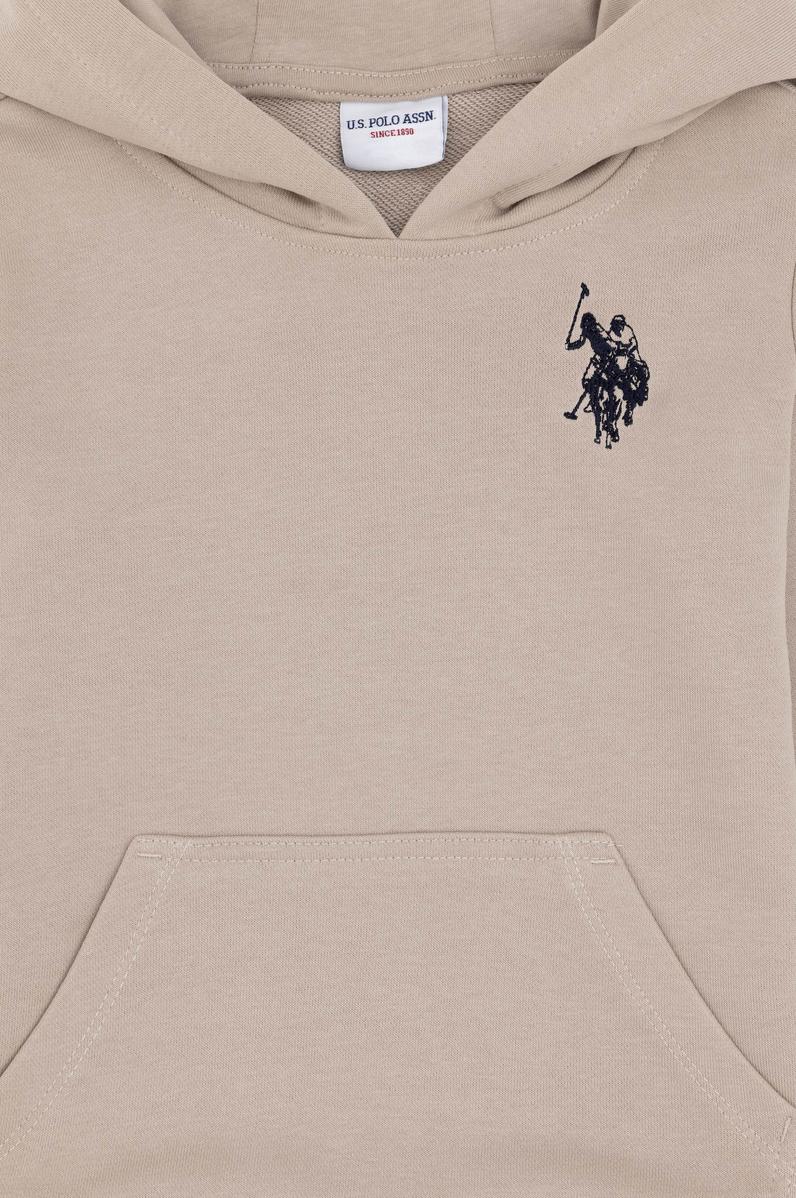 Erkek Çocuk Taş Basic Kapüşonlu Sweatshirt