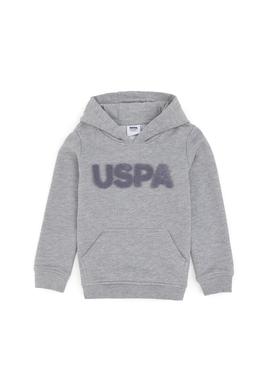 Erkek Çocuk Gri Melanj Basic Sweatshirt - 50289142029