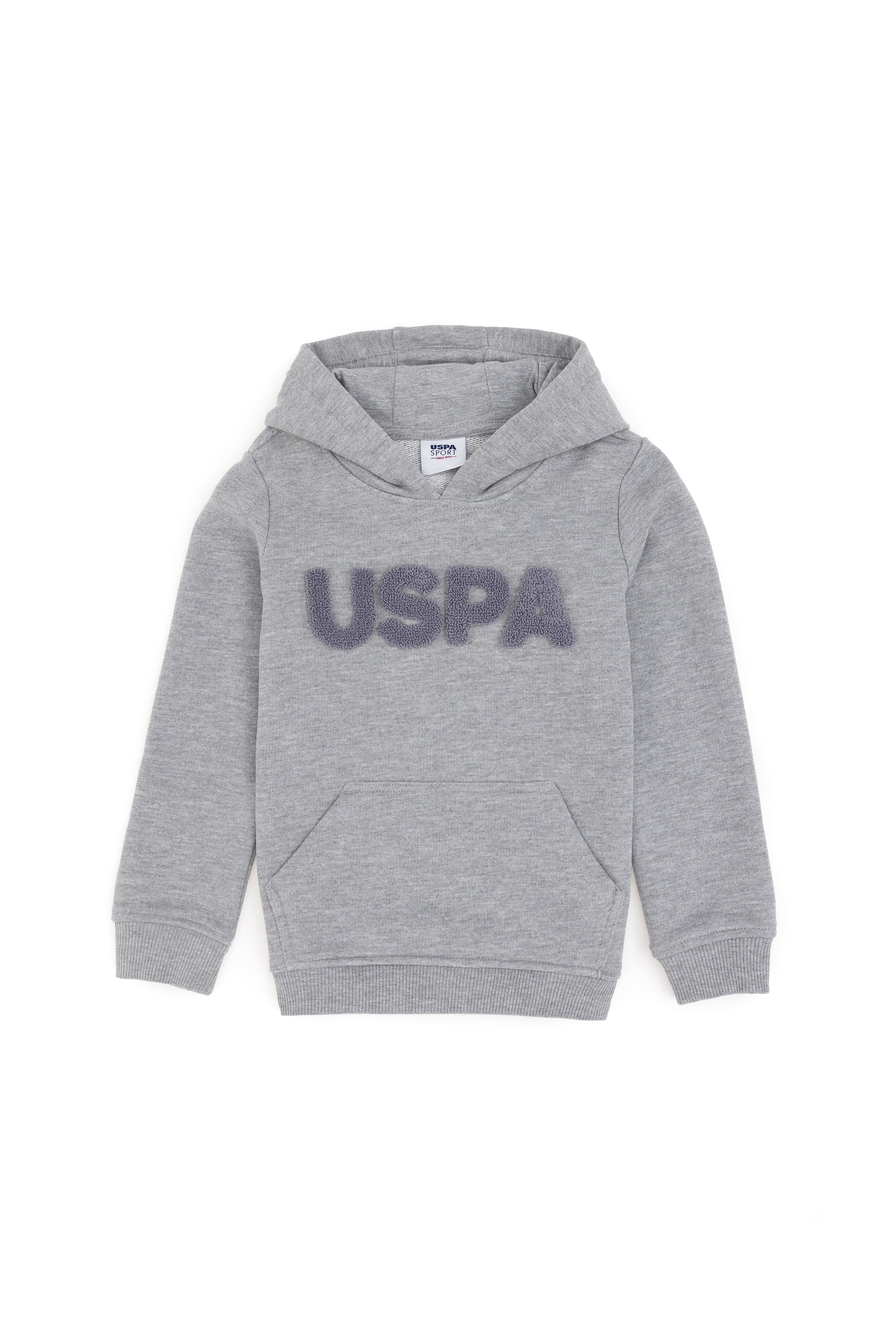 Erkek Çocuk Gri Melanj Basic Sweatshirt - Image 1
