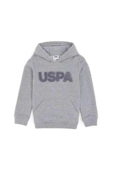 Erkek Çocuk Gri Melanj Basic Sweatshirt