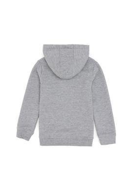 Erkek Çocuk Gri Melanj Basic Sweatshirt - 50289142029
