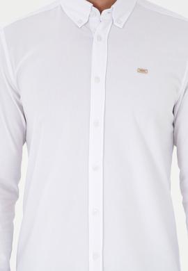 Erkek Beyaz Uzun Kollu Gömlek - 50292315012