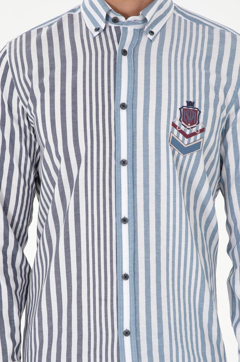 Erkek Lacivert Uzun Kollu Gömlek