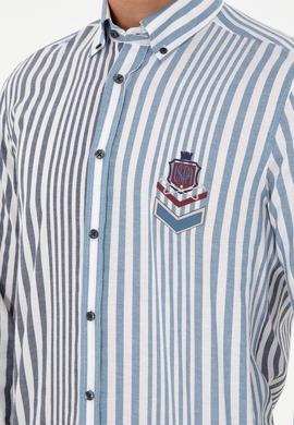 Erkek Lacivert Uzun Kollu Gömlek - 50297535008