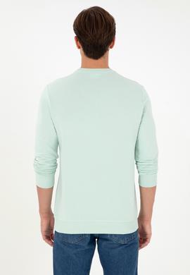 Erkek Su Yeşili Sweatshirt - 50293448056