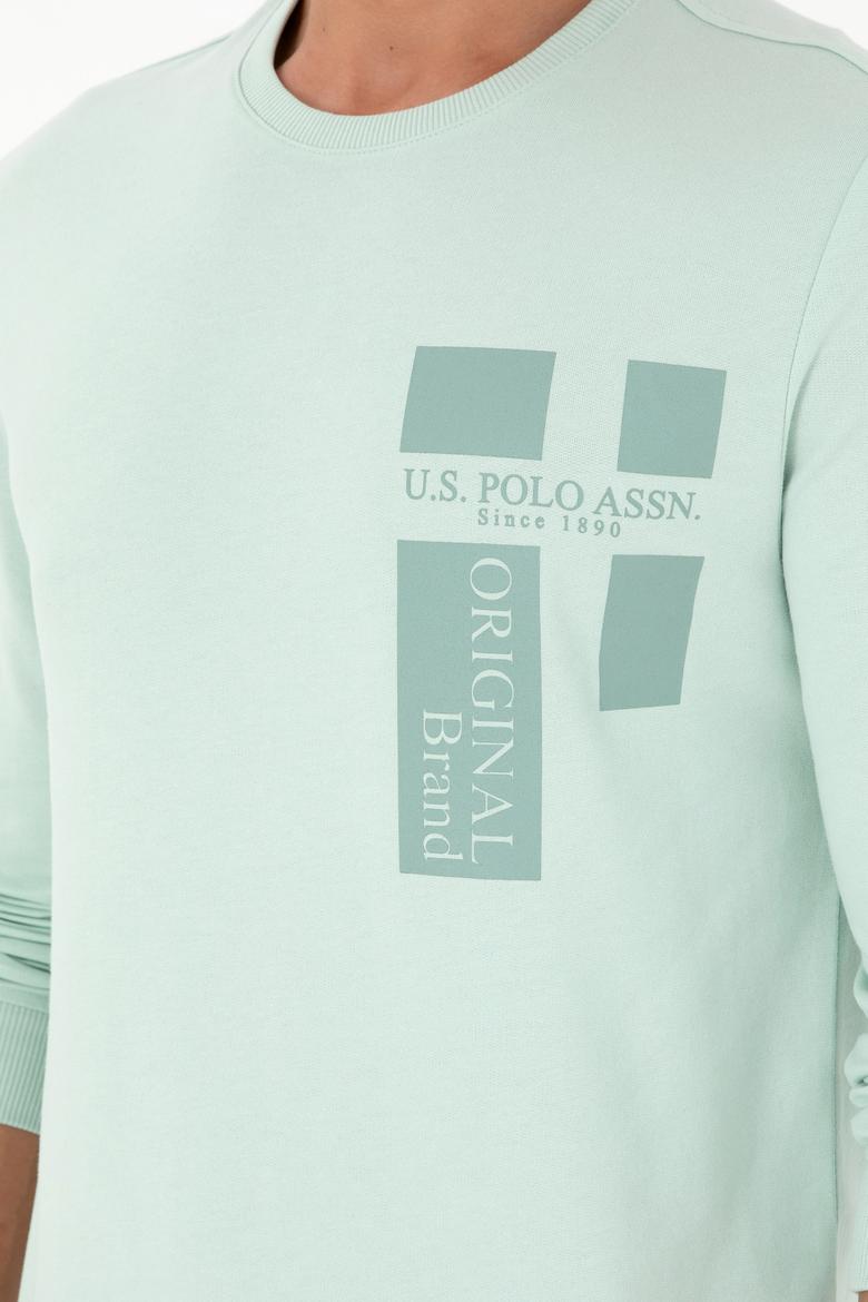 Erkek Su Yeşili Sweatshirt - 50293448056