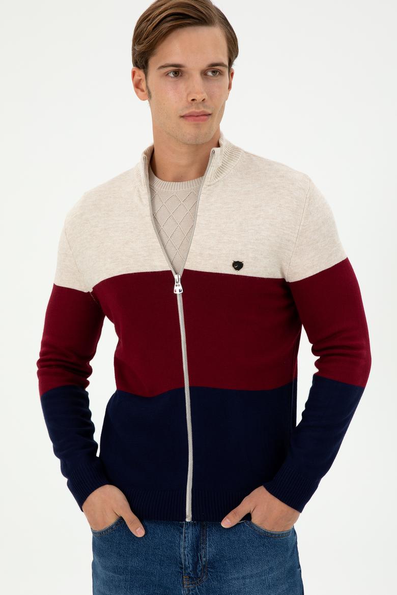 Erkek Taş Triko Hırka - 50297062005