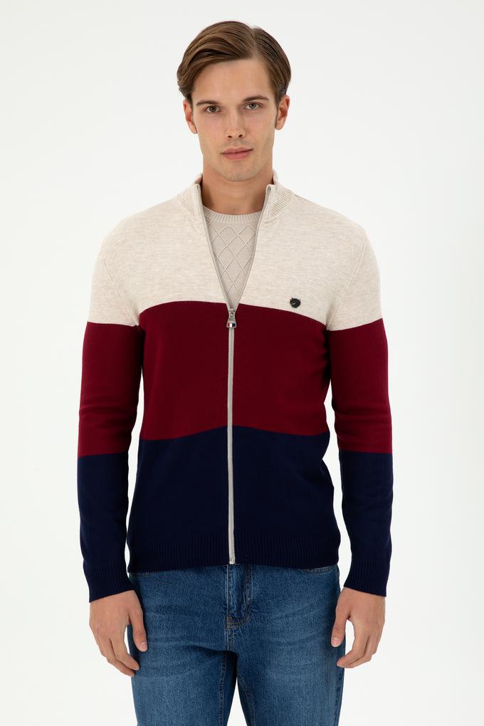 Erkek Taş Triko Hırka