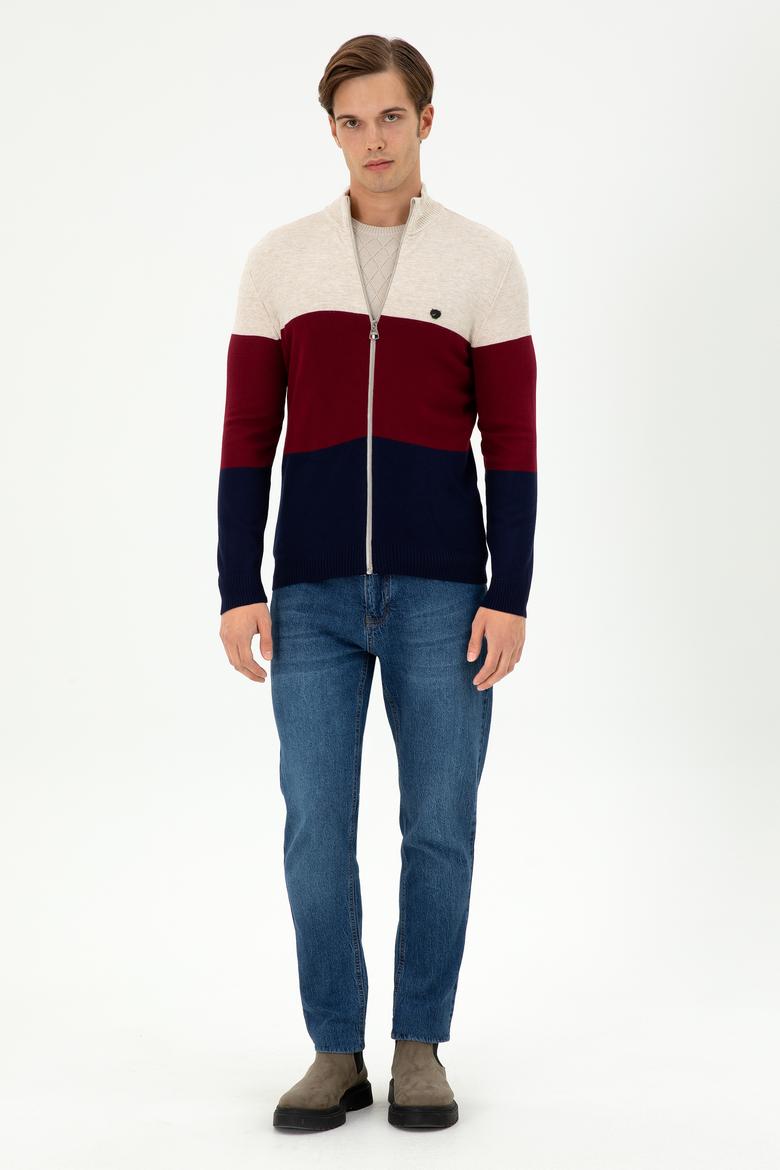 Erkek Taş Triko Hırka - 50297062005