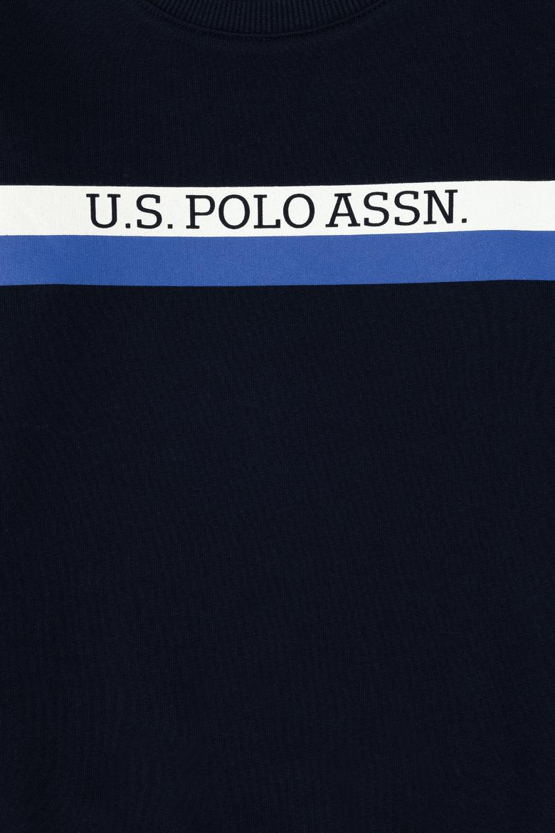 Erkek Çocuk Lacivert Bisiklet Yaka Sweatshirt - 50293606020