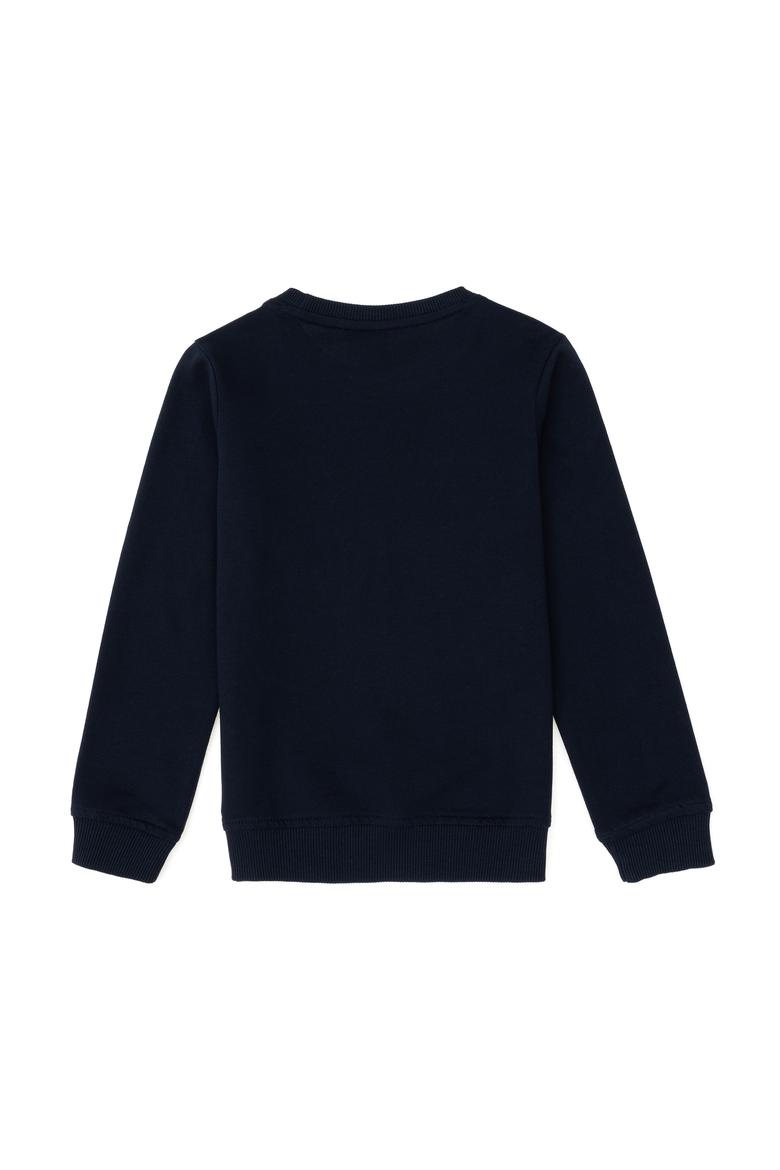 Erkek Çocuk Lacivert Bisiklet Yaka Sweatshirt - 50293606020