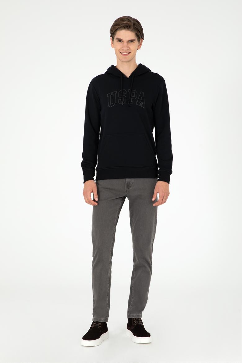 Erkek Siyah Basic Sweatshirt - 50295175057