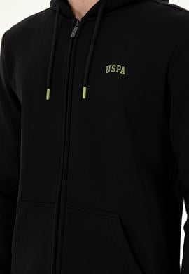 Erkek Siyah Şardonlu Örme Hırka - 50293146029