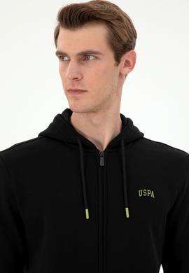 Erkek Siyah Şardonlu Örme Hırka - 50293146029