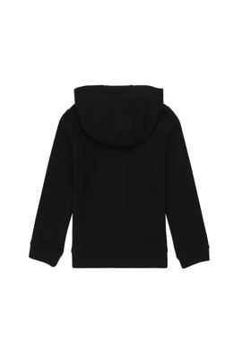 Kız Çocuk Siyah Kapüşonlu Basic Sweatshirt - 50292507049
