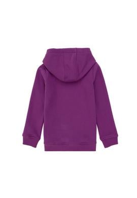 Kız Çocuk Menekşe Kapüşonlu Basic Sweatshirt - 50292512125