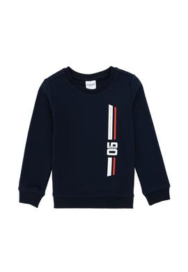 Erkek Çocuk Lacivert Bisiklet Yaka Sweatshirt - 50293546014