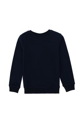 Erkek Çocuk Lacivert Bisiklet Yaka Sweatshirt - 50293546014