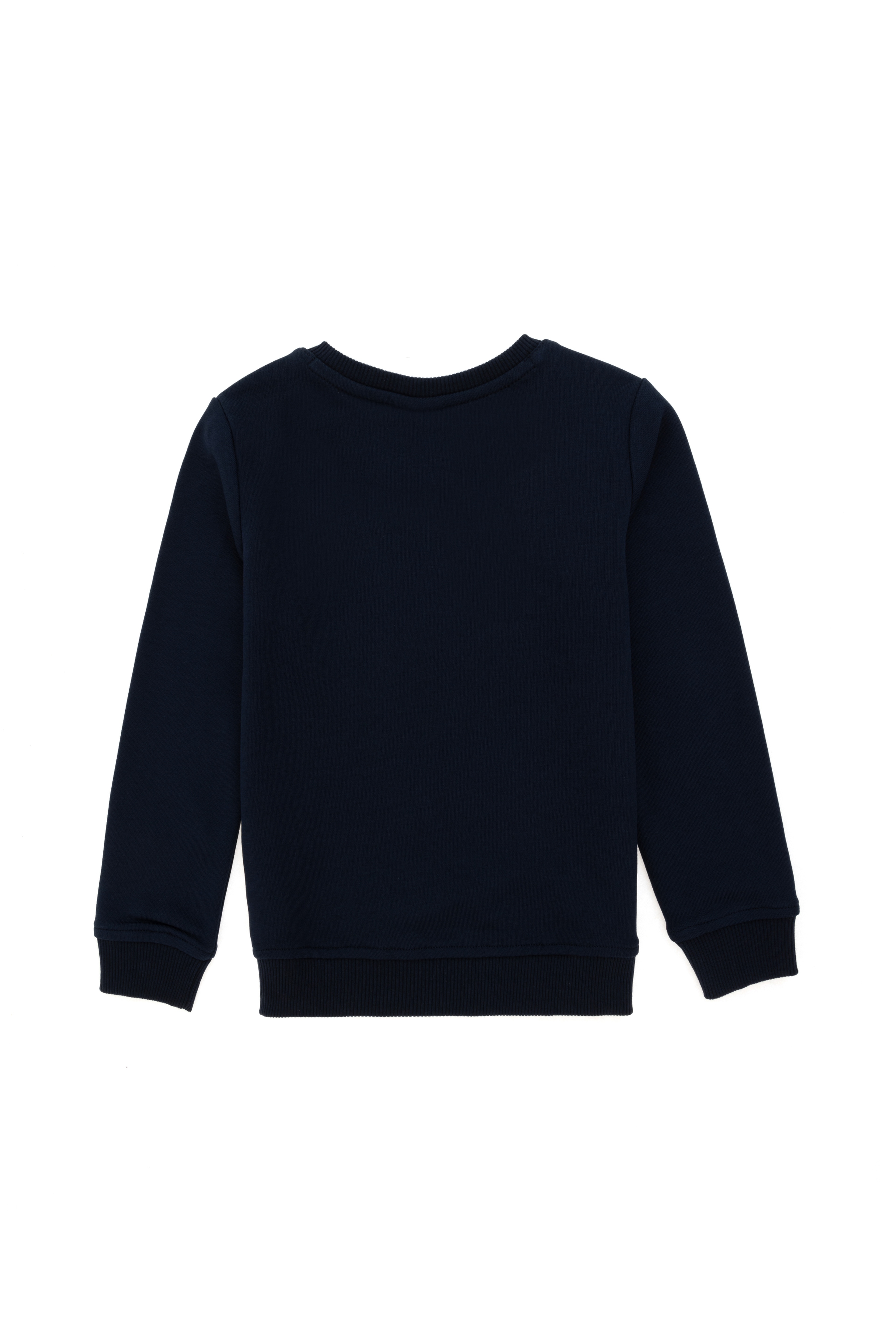 Erkek Çocuk Lacivert Bisiklet Yaka Sweatshirt - Image 4
