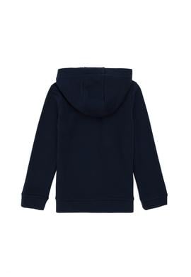 Kız Çocuk Lacivert Kapüşonlu Basic Sweatshirt - 50292507021