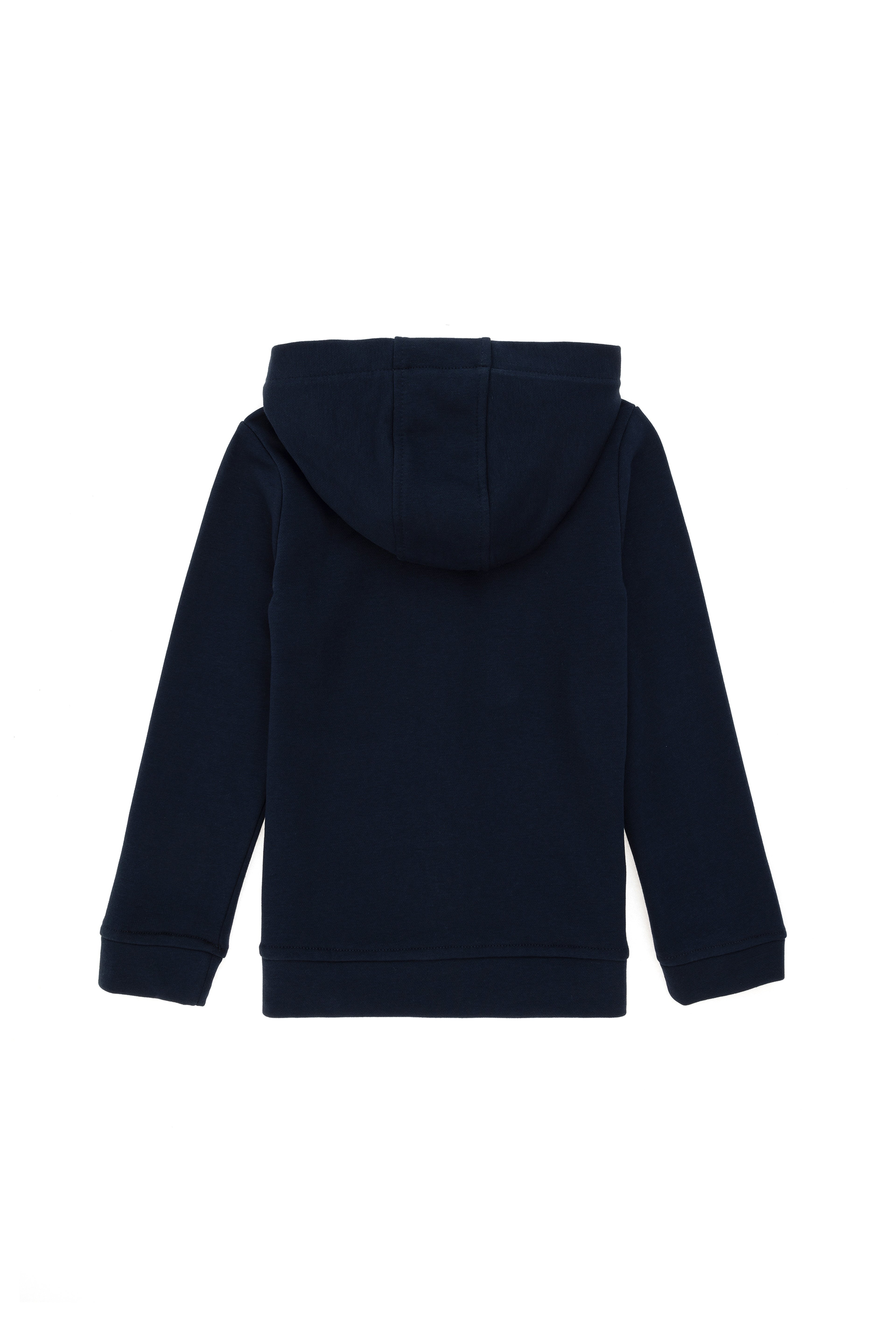 Kız Çocuk Lacivert Kapüşonlu Basic Sweatshirt - Image 2