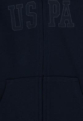 Kız Çocuk Lacivert Kapüşonlu Basic Sweatshirt - 50292507021