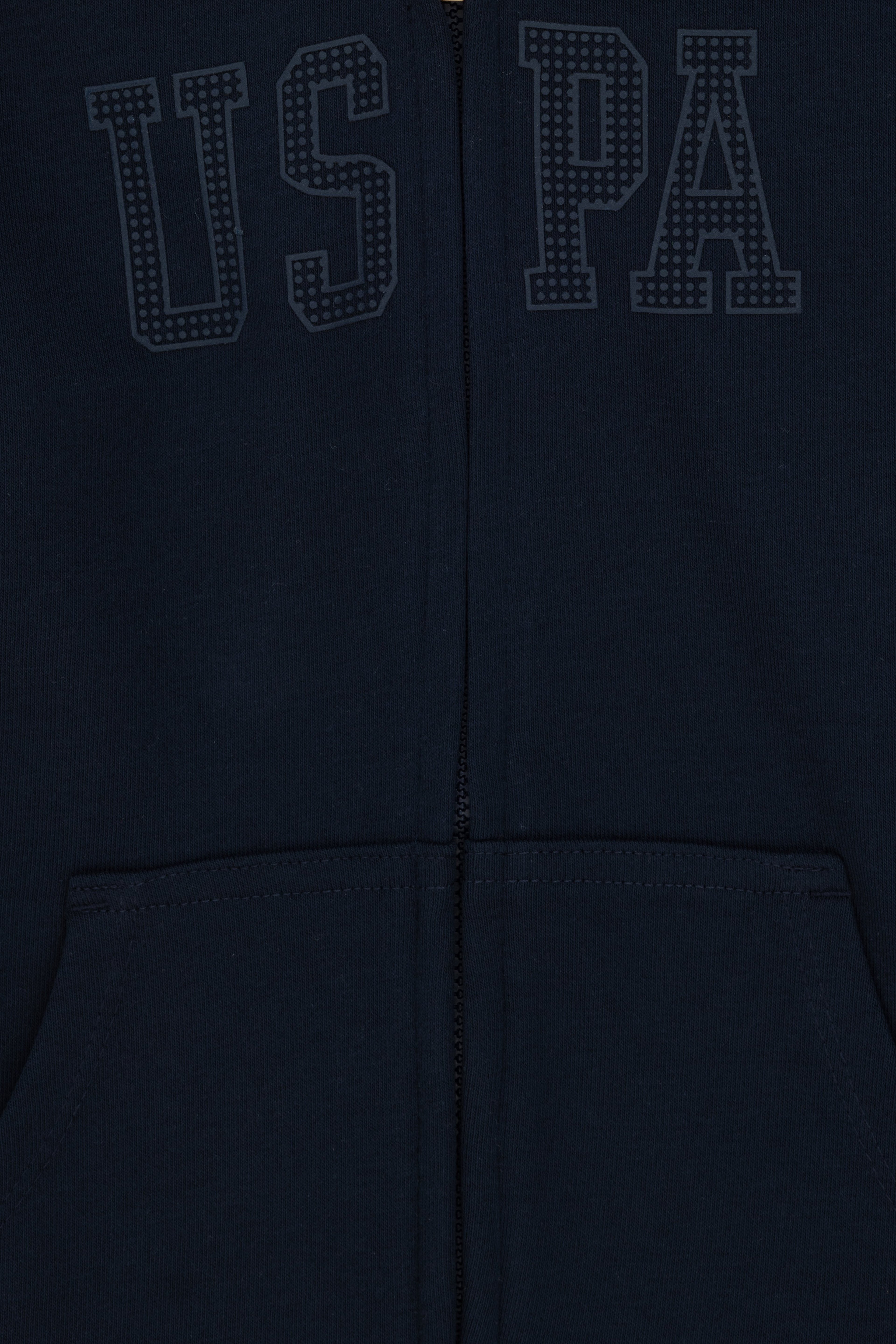 Kız Çocuk Lacivert Kapüşonlu Basic Sweatshirt - Image 3