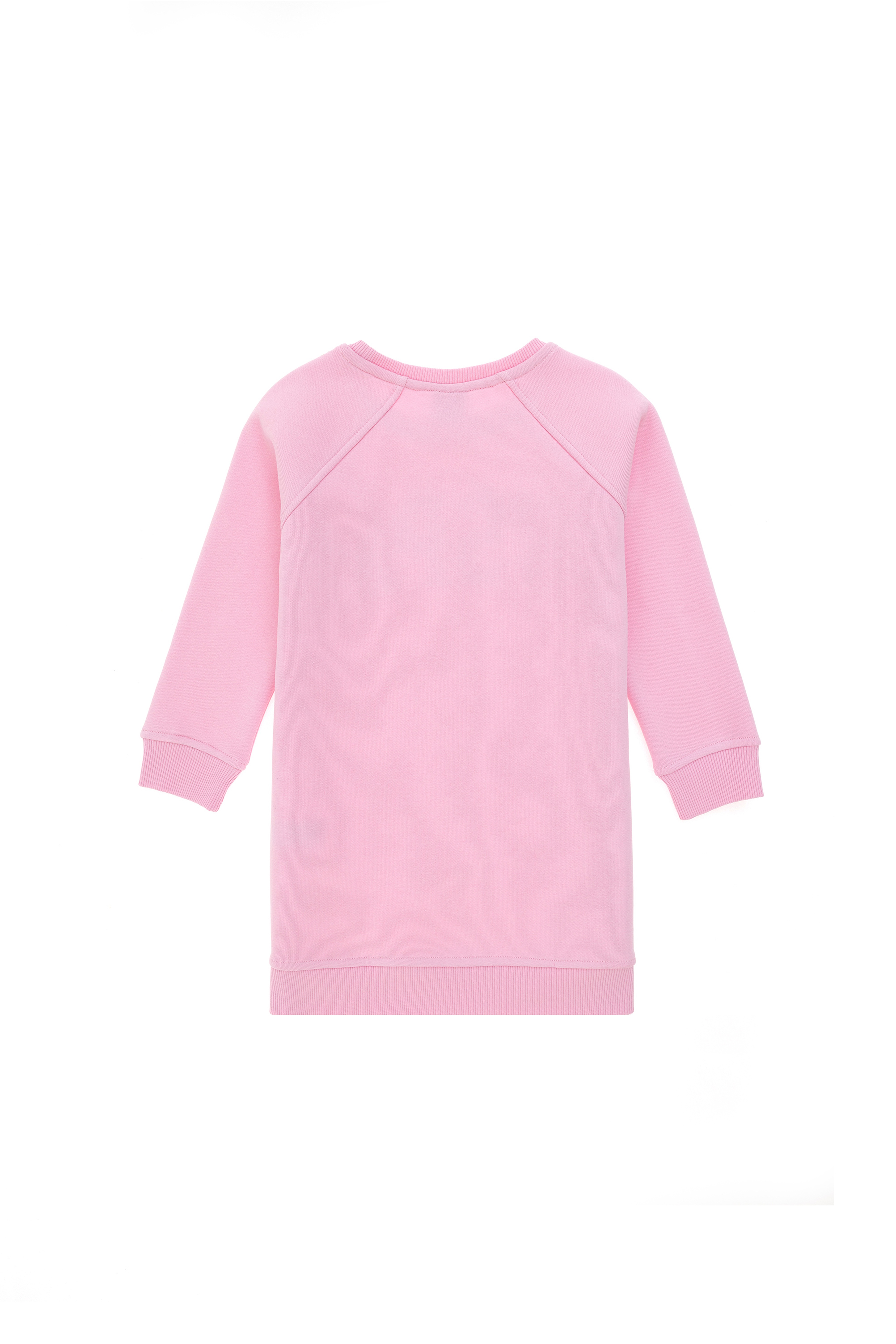Kız Çocuk Pembe Örme Elbise - Image 2