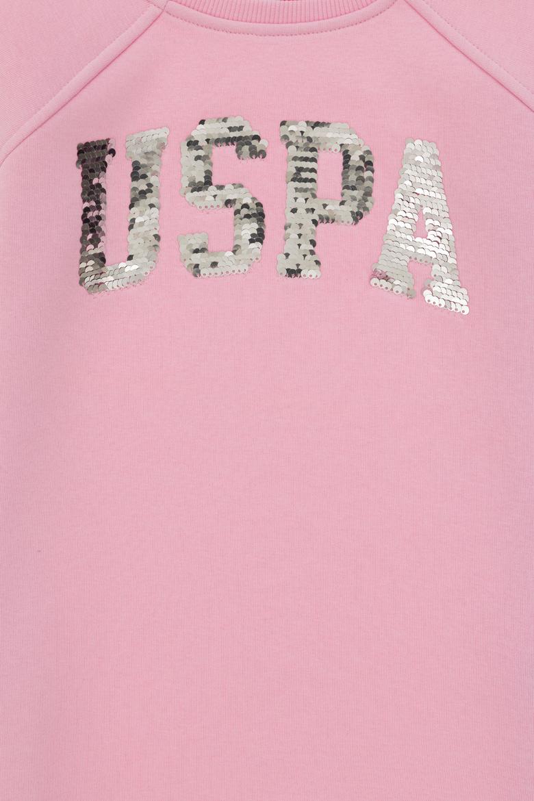 Kız Çocuk Pembe Örme Elbise - 50298903022