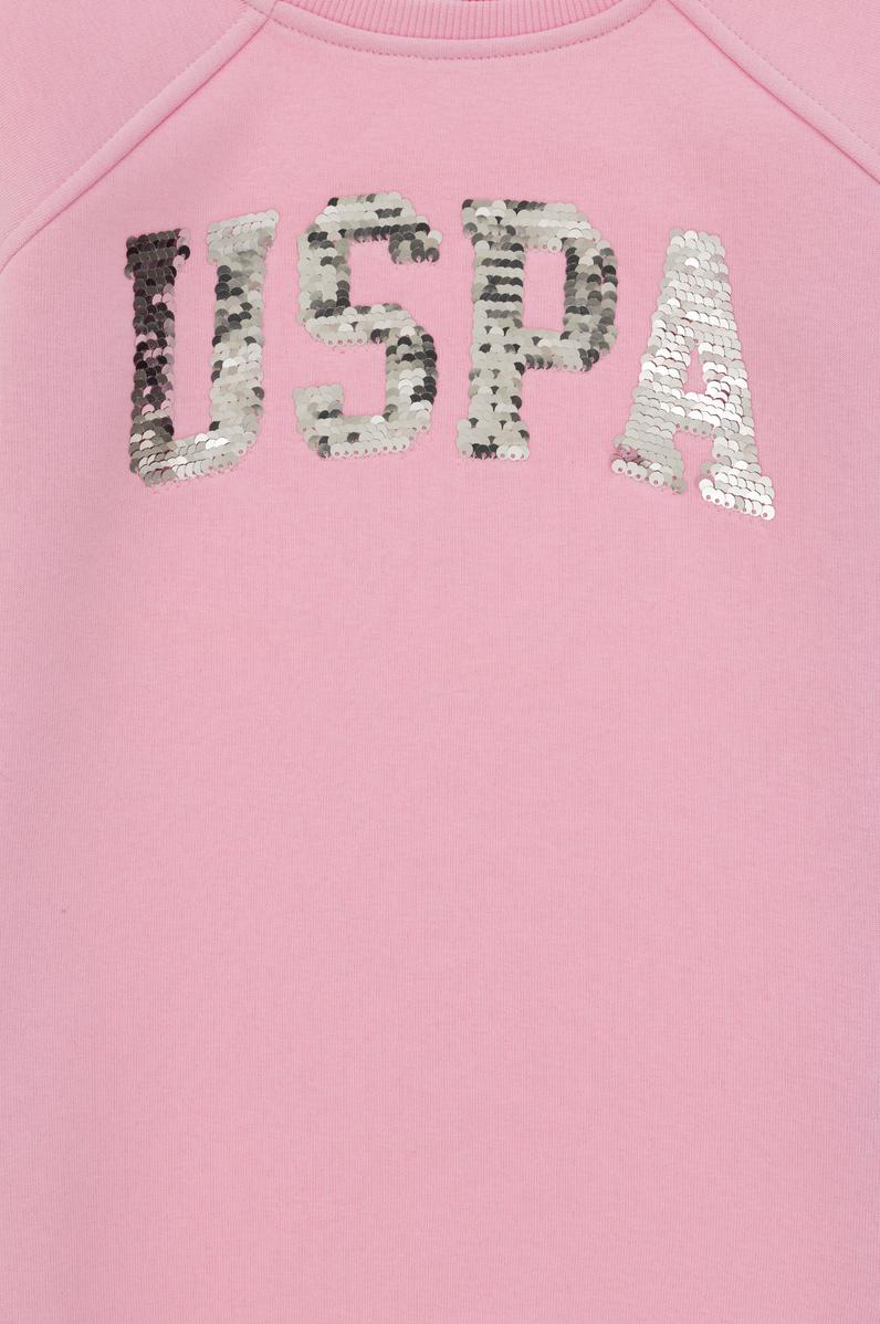 Kız Çocuk Pembe Örme Elbise