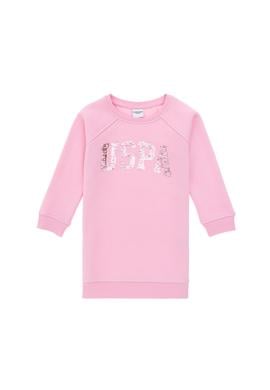 Kız Çocuk Pembe Örme Elbise - 50298903022