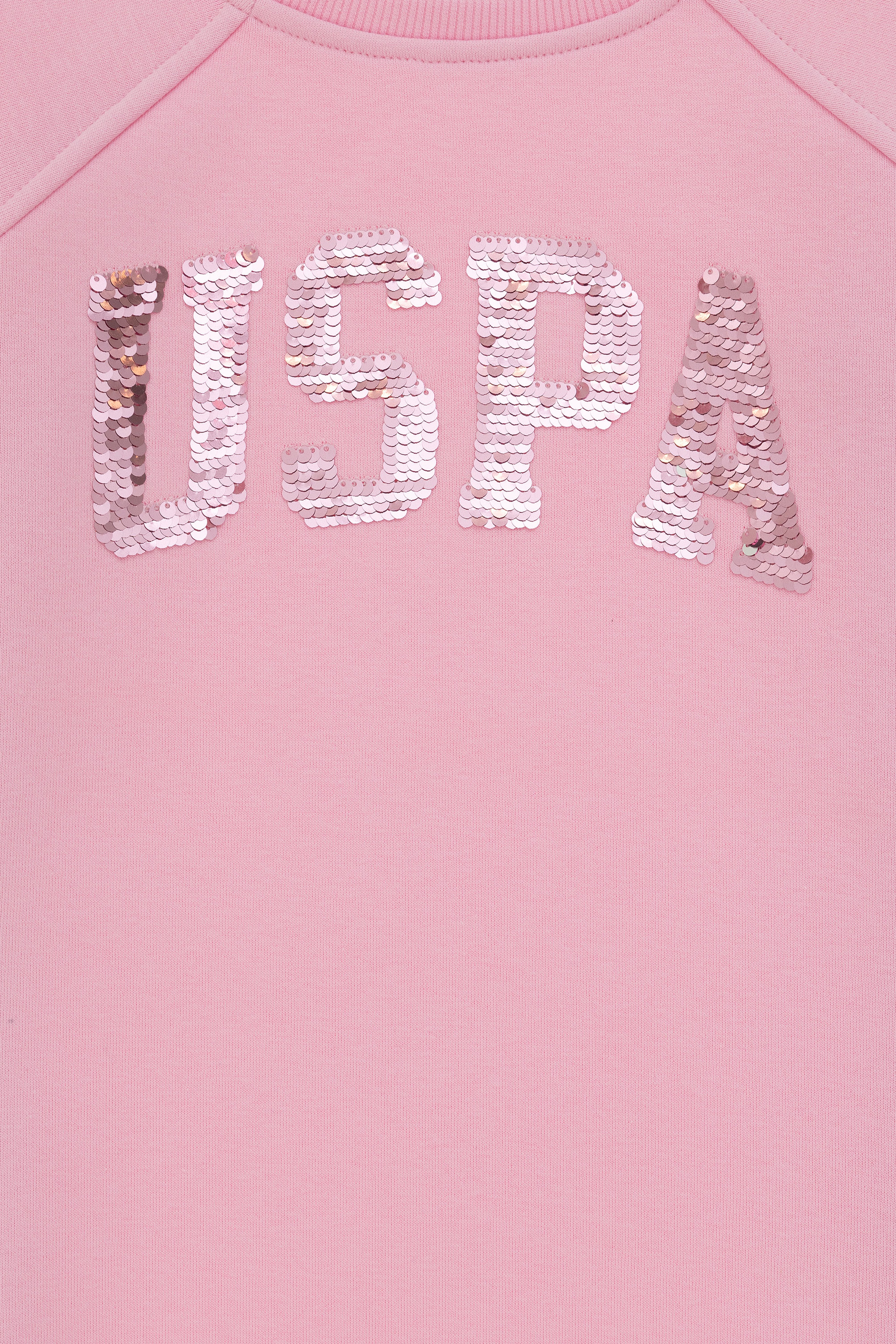 Kız Çocuk Pembe Örme Elbise - Image 3