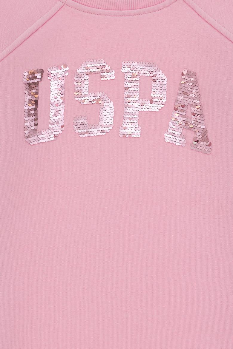 Kız Çocuk Pembe Örme Elbise - 50298903022