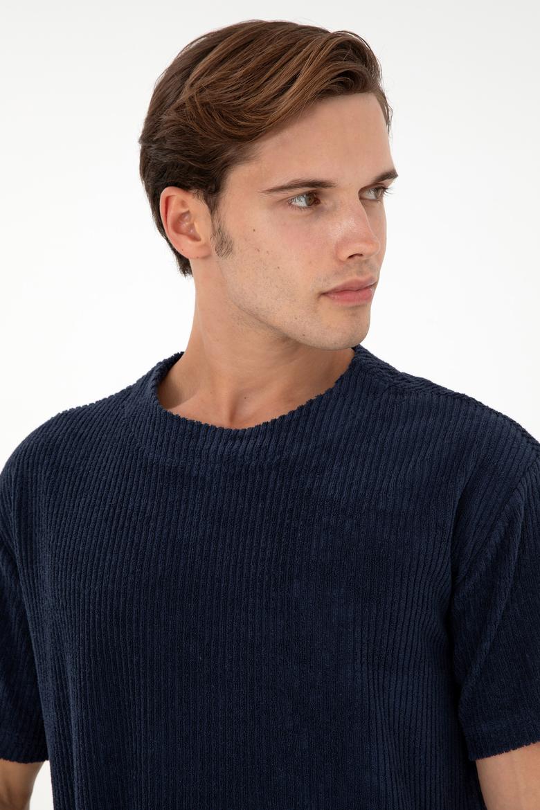 Erkek Lacivert Tişört - 50282004006